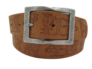 Ledergurt Branding Ziege 35+40mm (11070/72)